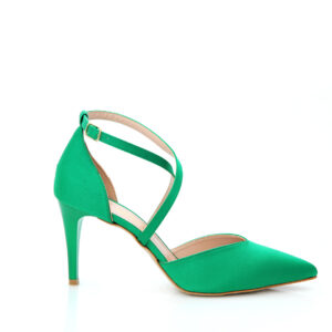 Γ 775 ΠΡΑΣΙΝΟ ΣΑΤΕΝ GOULIS SHOES - Image 3