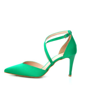 Γ 775 ΠΡΑΣΙΝΟ ΣΑΤΕΝ GOULIS SHOES - Image 1