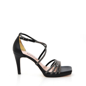 Γ 77191 ΜΑΥΡΟ  STRASS GOULIS SHOES - Image 4