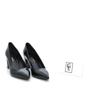 Γ 555 ΜΑΥΡΟ ΛΟΥΣΤΡΙΝΙ GOULIS SHOES - Image 2
