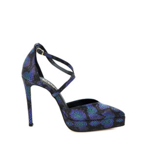 Γ 88168  ΜΑΥΡΟ ΜΩΒ ΦΙΔΙ  GOULIS SHOES - Image 4