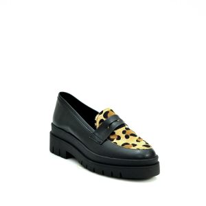 Γ 517 BLACK LEOPARD GOULIS SHOES - Image 5