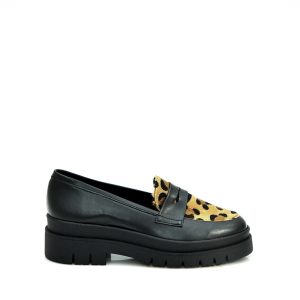 Γ 517 BLACK LEOPARD GOULIS SHOES - Image 4