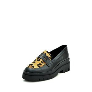 Γ 517 BLACK LEOPARD GOULIS SHOES - Image 1