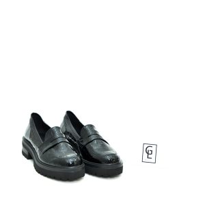 Γ 421 GOULIS SHOES ΜΑΥΡΟ ΚΡΟΚΟ - Image 2
