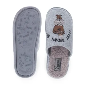 Γ X SLIPPERS 101-30-055 ΓΚΡΙ PAREX - Image 4