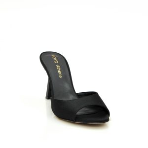Γ 620 ΜΑΥΡΟ ΣΑΤΕΝ GOULIS SHOES - Image 5