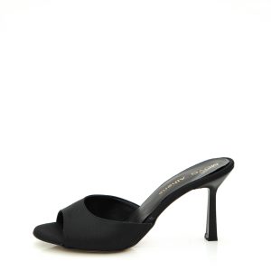 Γ 620 ΜΑΥΡΟ ΣΑΤΕΝ GOULIS SHOES - Image 1
