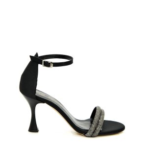 Γ 622 ΜΑΥΡΟ ΣΑΤΕΝ STRAS GOULIS SHOES - Image 4