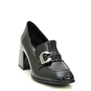 Γ 25509 BLACK PATENT ADAM’S SHOES - Image 6
