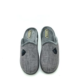 Α X25-1 GREY SLIPPERS  GOULIS