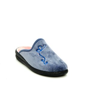 Γ X25-4624 PETROL SLIPPERS GOULIS - Image 4