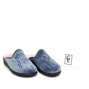 Γ X25-4624 PETROL SLIPPERS GOULIS - Image 2