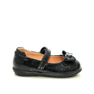 Π 25-502 ΜΑΥΡΟ ΛΟΥΣΤΡΙΝΙ ΓΚΛΙΤΕΡ GOULIS SHOES - Image 4
