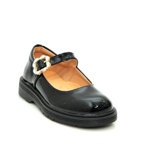Π 25-85 ΜΑΥΡΟ ΛΟΥΣΤΡΙΝΙ ΓΚΛΙΤΕΡ GOULIS SHOES - Image 5