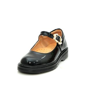 Π 25-85 ΜΑΥΡΟ ΛΟΥΣΤΡΙΝΙ ΓΚΛΙΤΕΡ GOULIS SHOES - Image 3