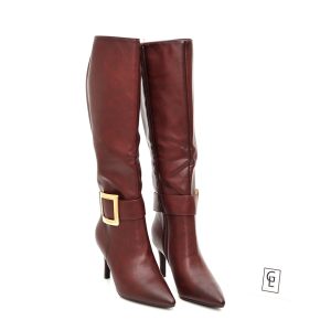 Γ 1178 WINE GOULIS SHOES - Image 2