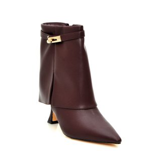 Γ 8830 MAROON GOULIS SHOES - Image 5