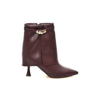Γ 8830 MAROON GOULIS SHOES - Image 4