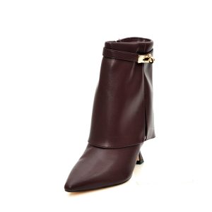Γ 8830 MAROON GOULIS SHOES - Image 3