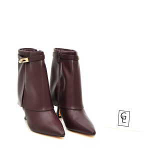 Γ 8830 MAROON GOULIS SHOES - Image 2