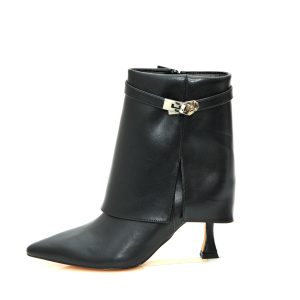 Γ 8830 BLACK GOULIS SHOES - Image 1