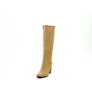 Γ 5086 BEIGE KHAKI GOULIS SHOES - Image 3