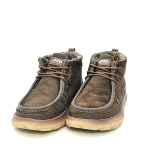 Α 52041 DK BROWN JEEP SHOES - Image 4