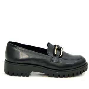 Γ 485 ΜΑΥΡΟ ΜΑΤ  ΔΕΡΜΑ  GOULIS SHOES - Image 4