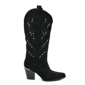 Γ 831 BLACK GOULIS SHOES - Image 4