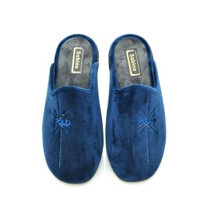 Α X25-13 NAVY SABINO SLIPPERS GOULIS