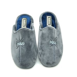 Α X25-14 ΓΚΡΙ SABINO SLIPPERS GOULIS
