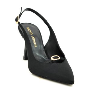 Γ 705 ΜΑΥΡΟ ΣΑΤΕΝ GOULIS SHOES - Image 6