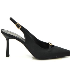 Γ 705 ΜΑΥΡΟ ΣΑΤΕΝ GOULIS SHOES - Image 3