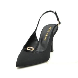 Γ 705 ΜΑΥΡΟ ΣΑΤΕΝ GOULIS SHOES - Image 5