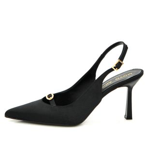 Γ 705 ΜΑΥΡΟ ΣΑΤΕΝ GOULIS SHOES - Image 1