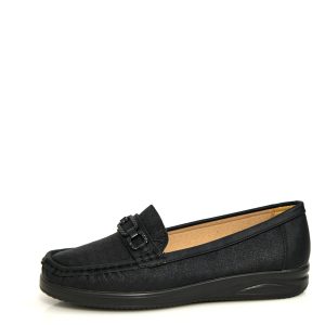 Γ 9173 BLACK GOULIS SHOES - Image 2