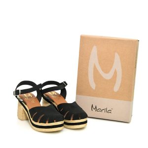Γ 26004 BLACK ADAM'S SHOES