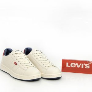 Π Levis AVENUE VAVE 0283 OFF WHITE -BLUE RED (36-39)