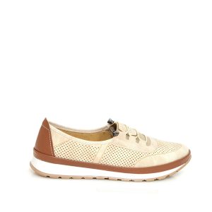 Γ 199  BEIGE GOULIS SHOES - Image 4
