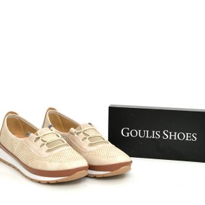 Γ 199  BEIGE GOULIS SHOES