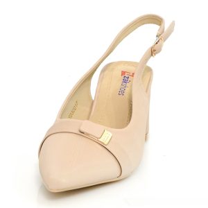 Γ 30017 BEIGE GOULIS SHOES - Image 4