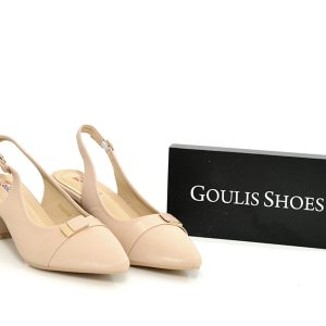 Γ 30017 BEIGE GOULIS SHOES