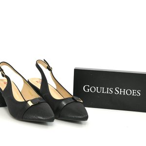Γ 30017 BLACK GOULIS SHOES