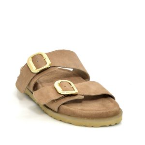 Γ 25200 DAR BEIGE SUEDE GOULIS SHOES - Image 3