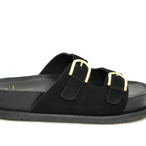 Γ 25190 BLACK SUEDE GOULIS SHOES - Image 3