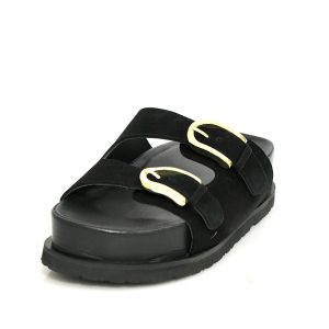 Γ 25190 BLACK SUEDE GOULIS SHOES - Image 4