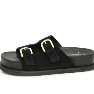 Γ 25190 BLACK SUEDE GOULIS SHOES - Image 2