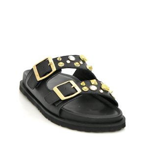 Γ 25202 BLACK NAPPA GOULIS SHOES - Image 5