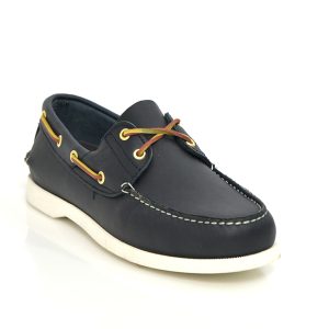 Α 221 ΜΠΛΕ ΔΕΡΜΑ ΛΕΥΚΗ ΣΟΛΑ GOULIS SHOES - Image 5